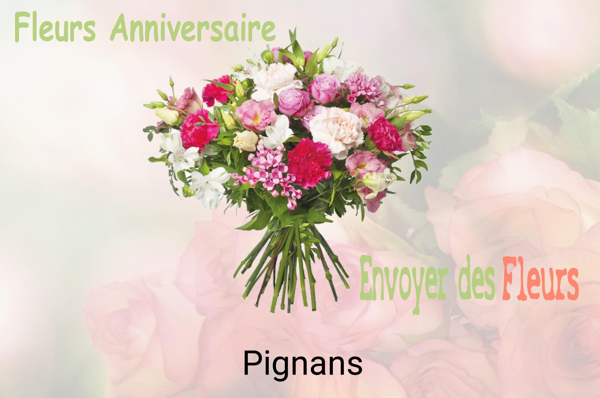 Bouquet de fleurs d’anniversaire livré à Pignans